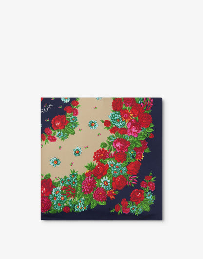 Foulard in seta stampato