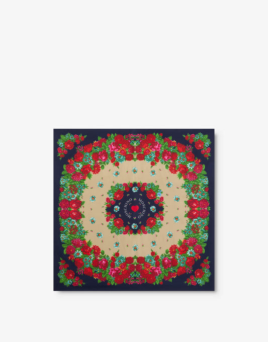 Foulard in seta stampato