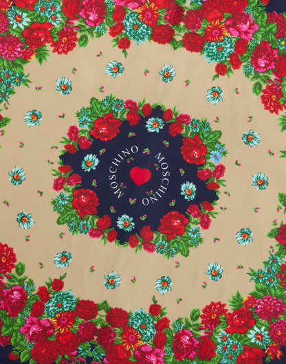 Foulard in seta stampato