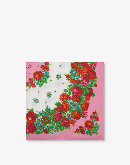 Foulard in seta stampato