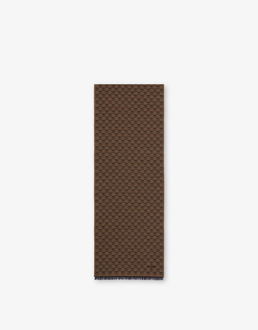 Sciarpa all over Double Question Mark 