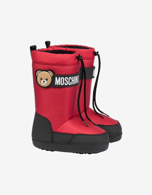 Stivali da neve in nylon Moschino Teddy Bear