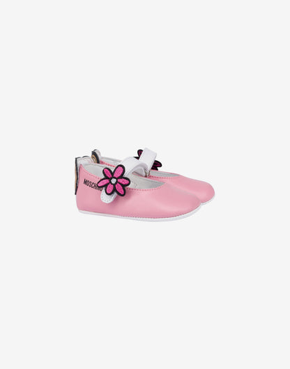 Ballerine in nappa Teddy Patch