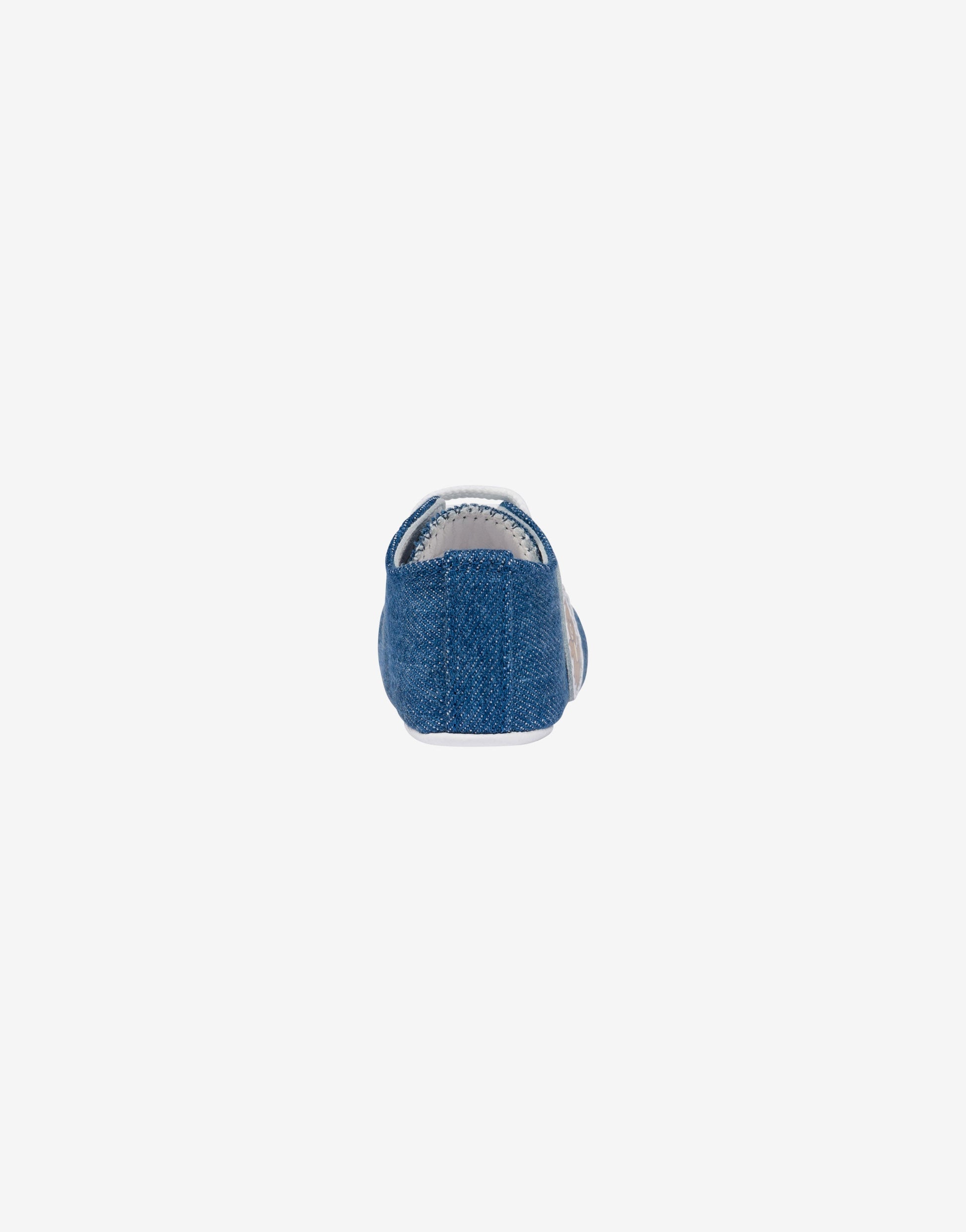 Sneakers in denim Moschino Teddy Bear