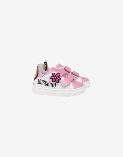 Sneakers in nappa Teddy patch