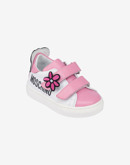 Sneakers in nappa Teddy patch