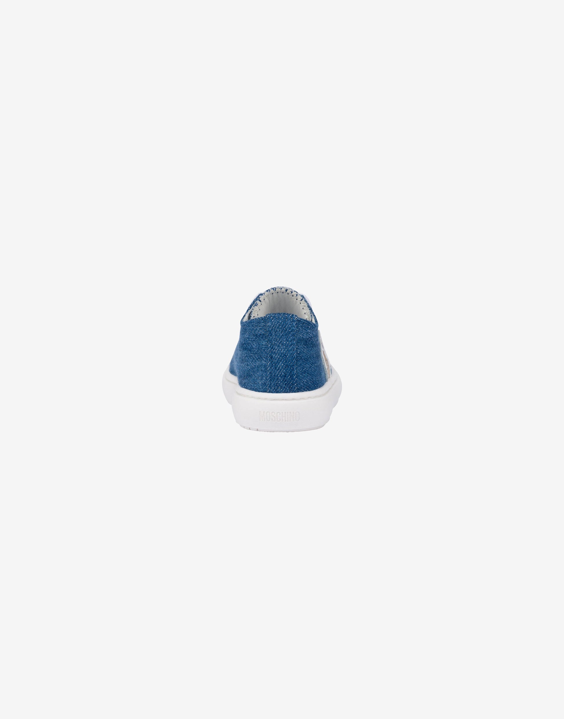 Sneakers in denim Moschino Teddy Bear