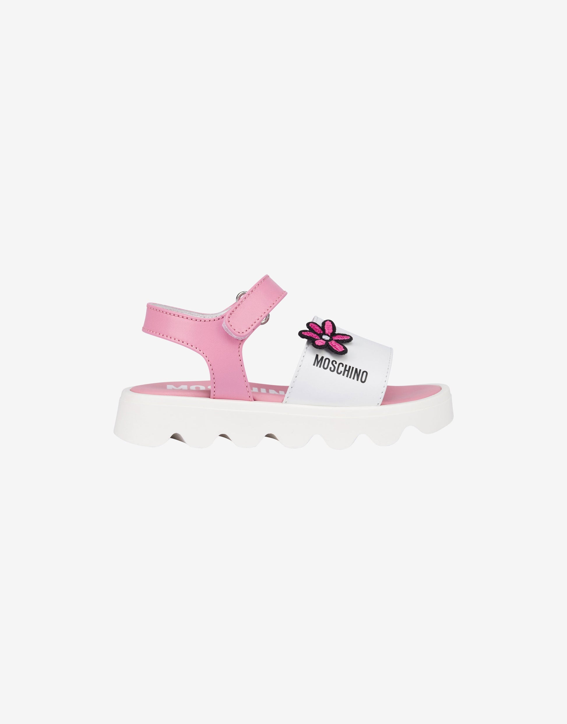 Sandali platform con fiore