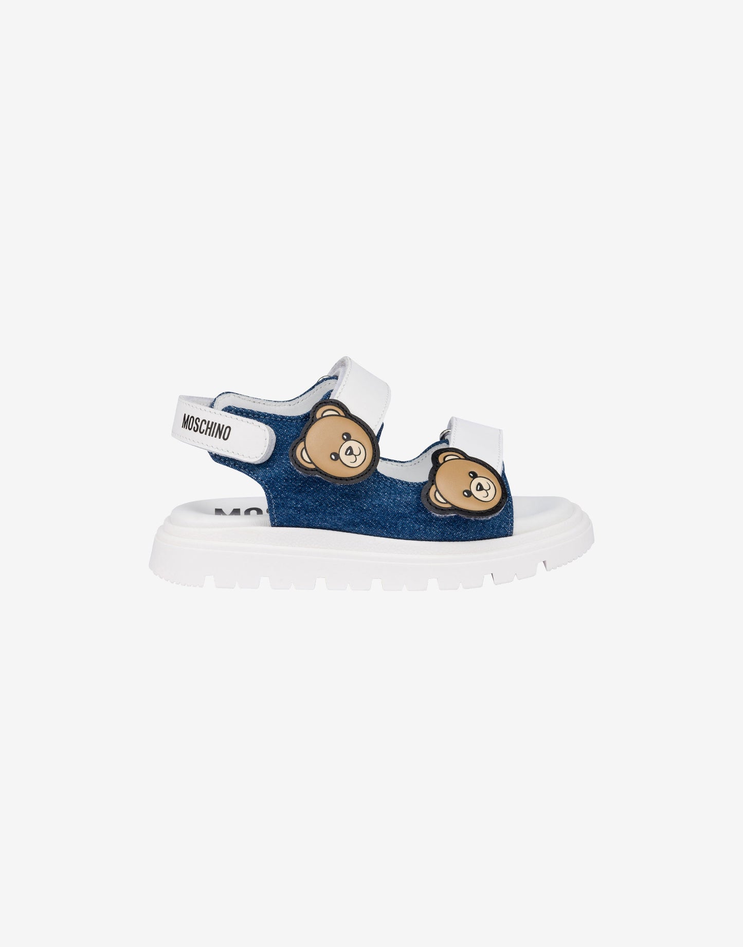 Sandali in denim Moschino Teddy Bear