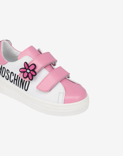 Sneakers in nappa Teddy patch