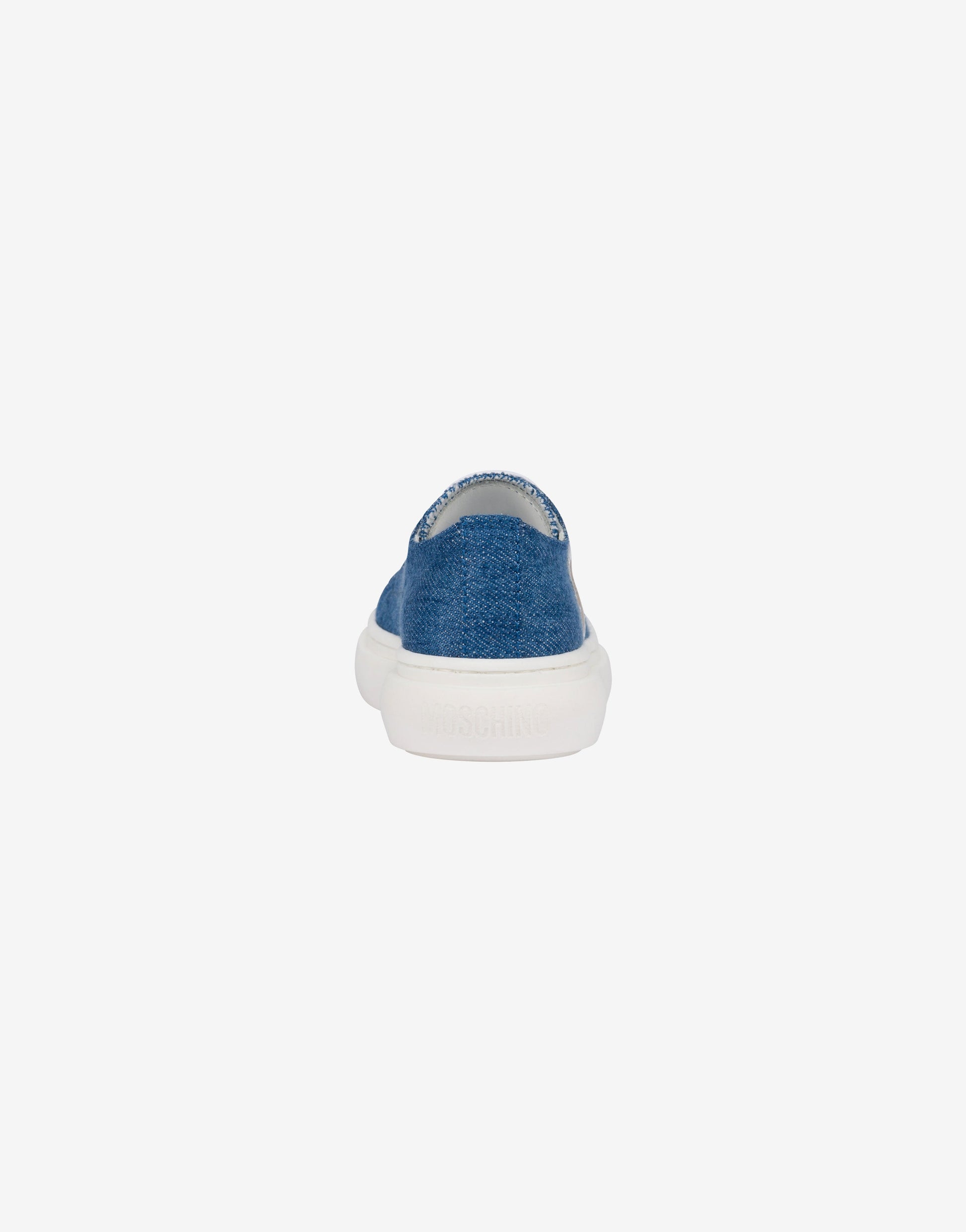 Sneakers in denim Moschino Teddy Bear