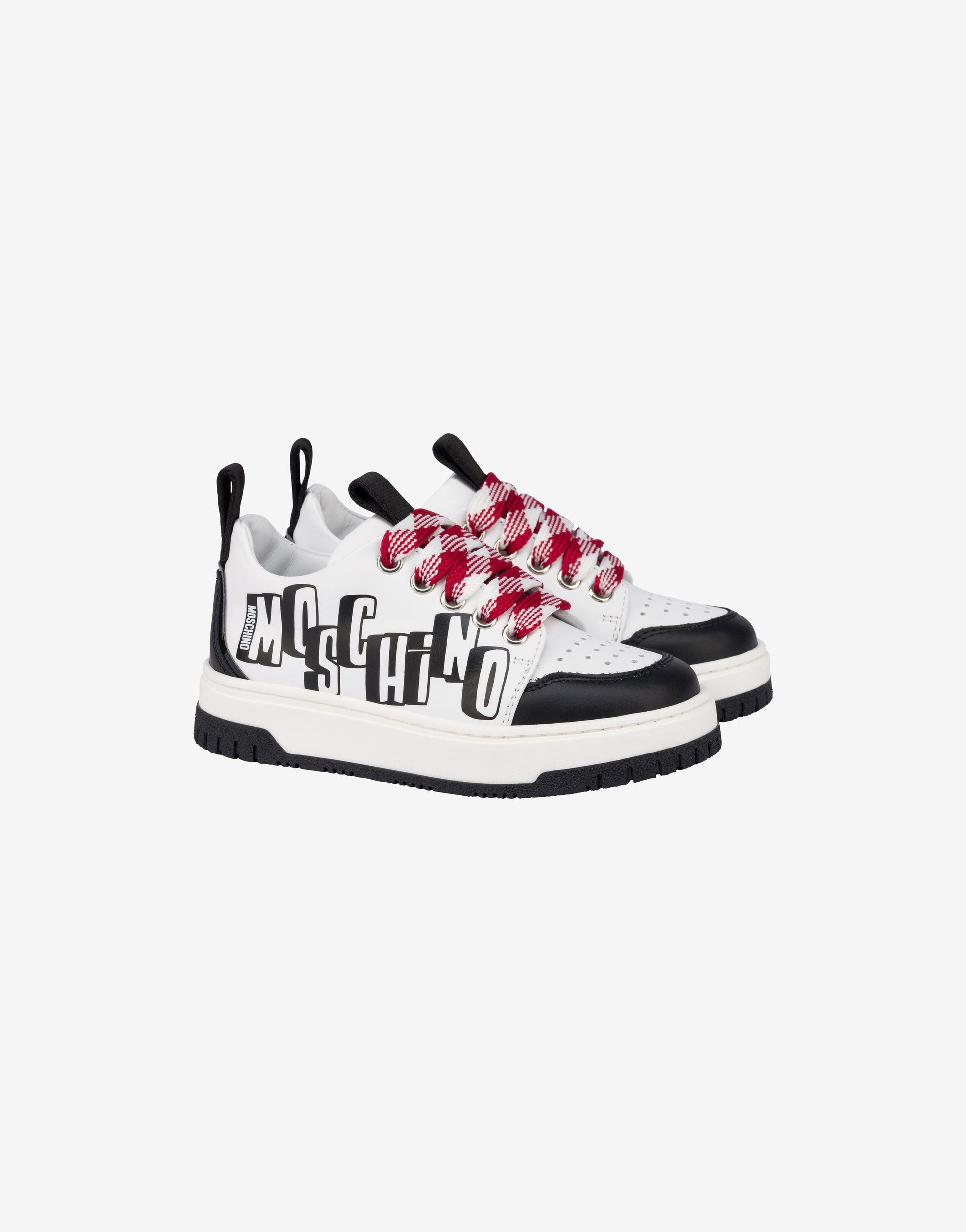 Sneakers in nappa con logo