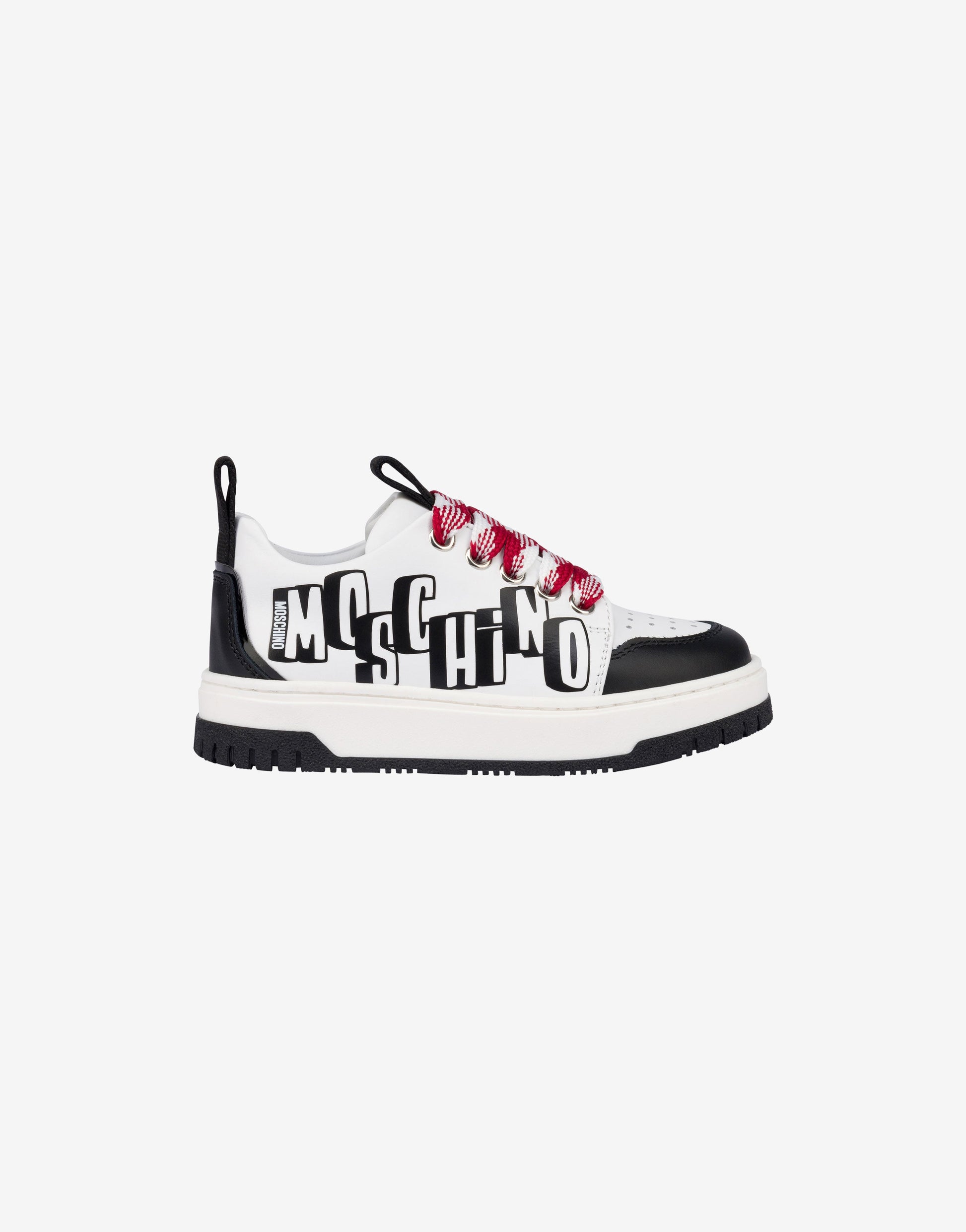 Sneakers in nappa con logo