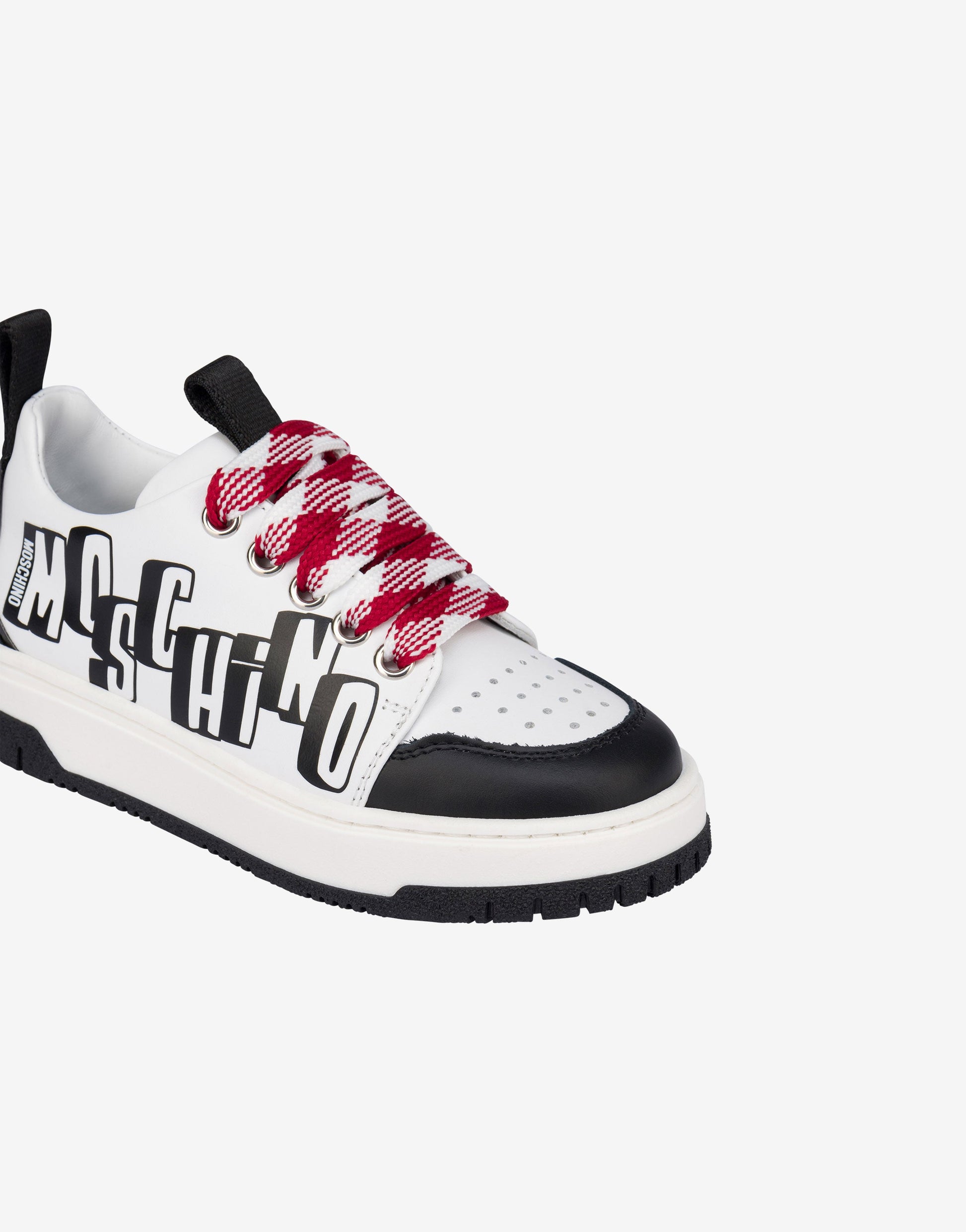 Sneakers in nappa con logo