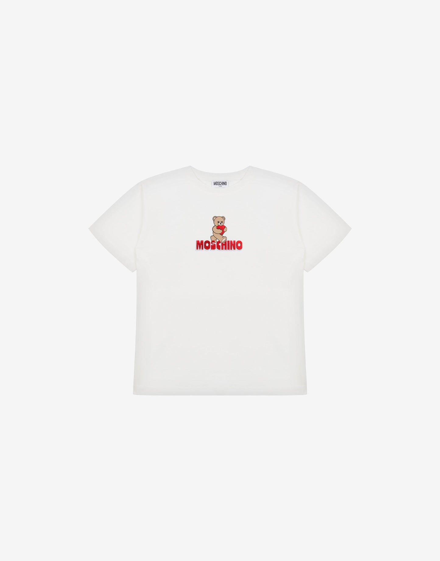 Maxi t-shirt in jersey di cotone Moschino Teddy Bear