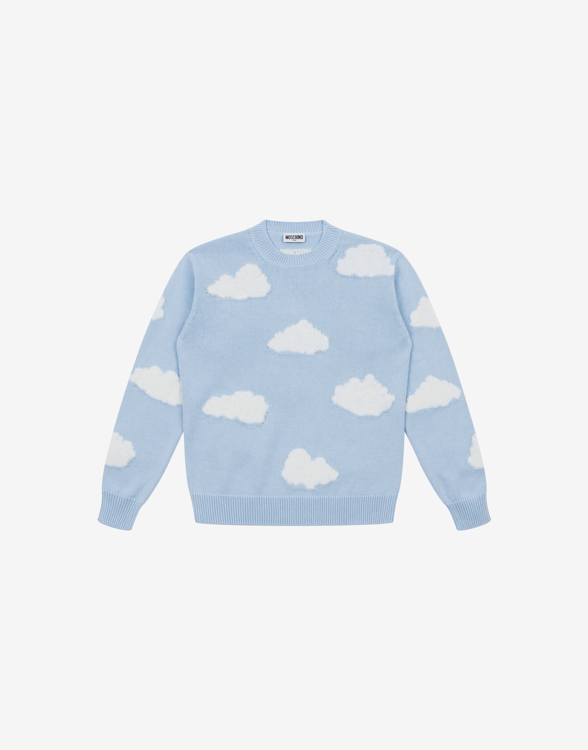 Pullover in cotone jacquard Archive Clouds