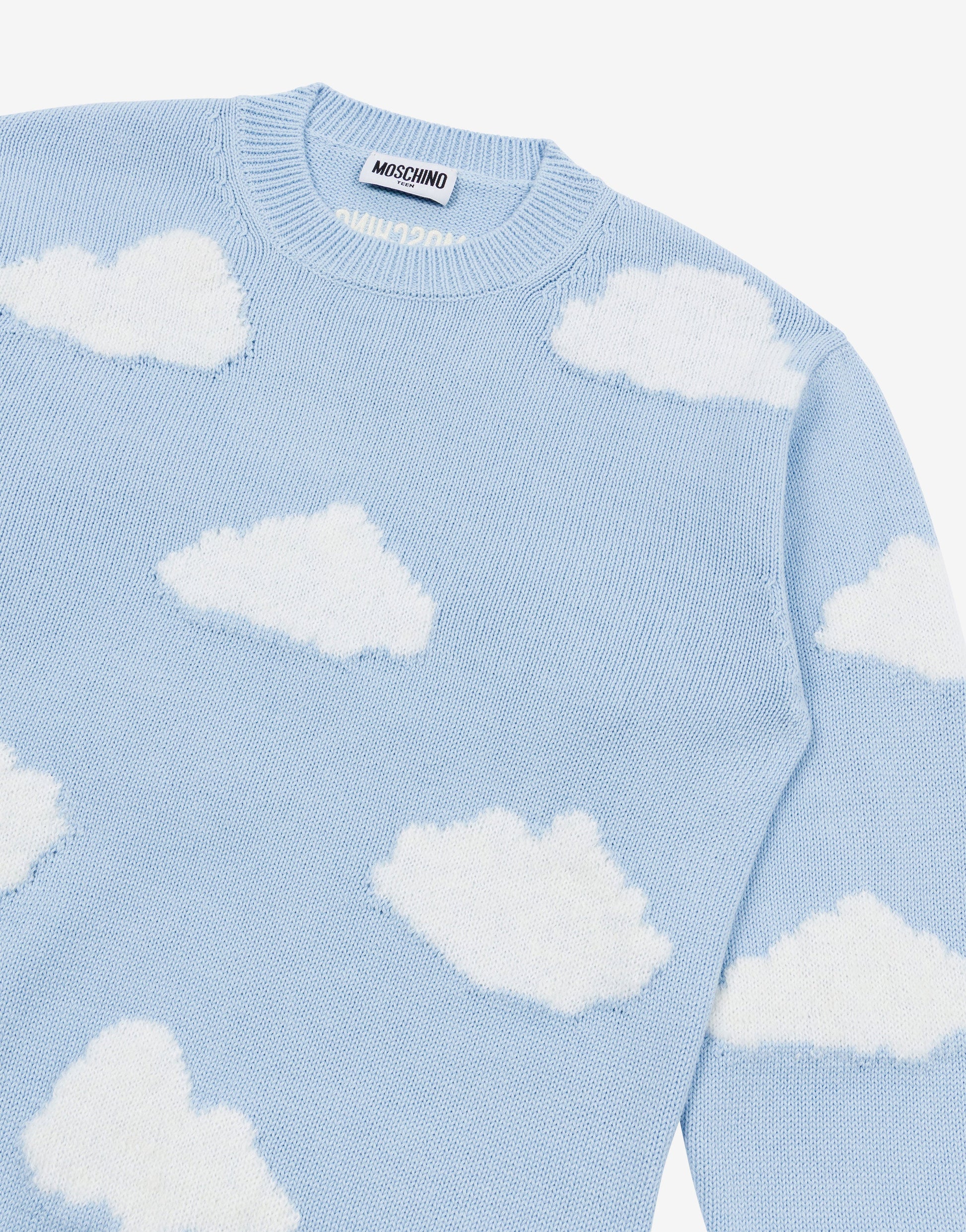 Pullover in cotone jacquard Archive Clouds