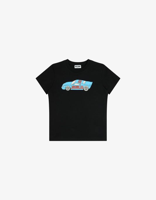 T-shirt in jersey di cotone stampata
