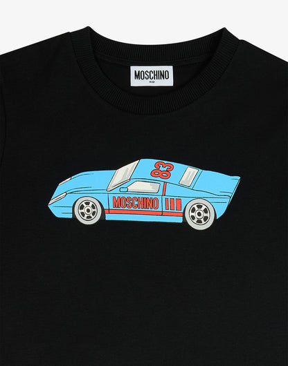 T-shirt in jersey di cotone stampata