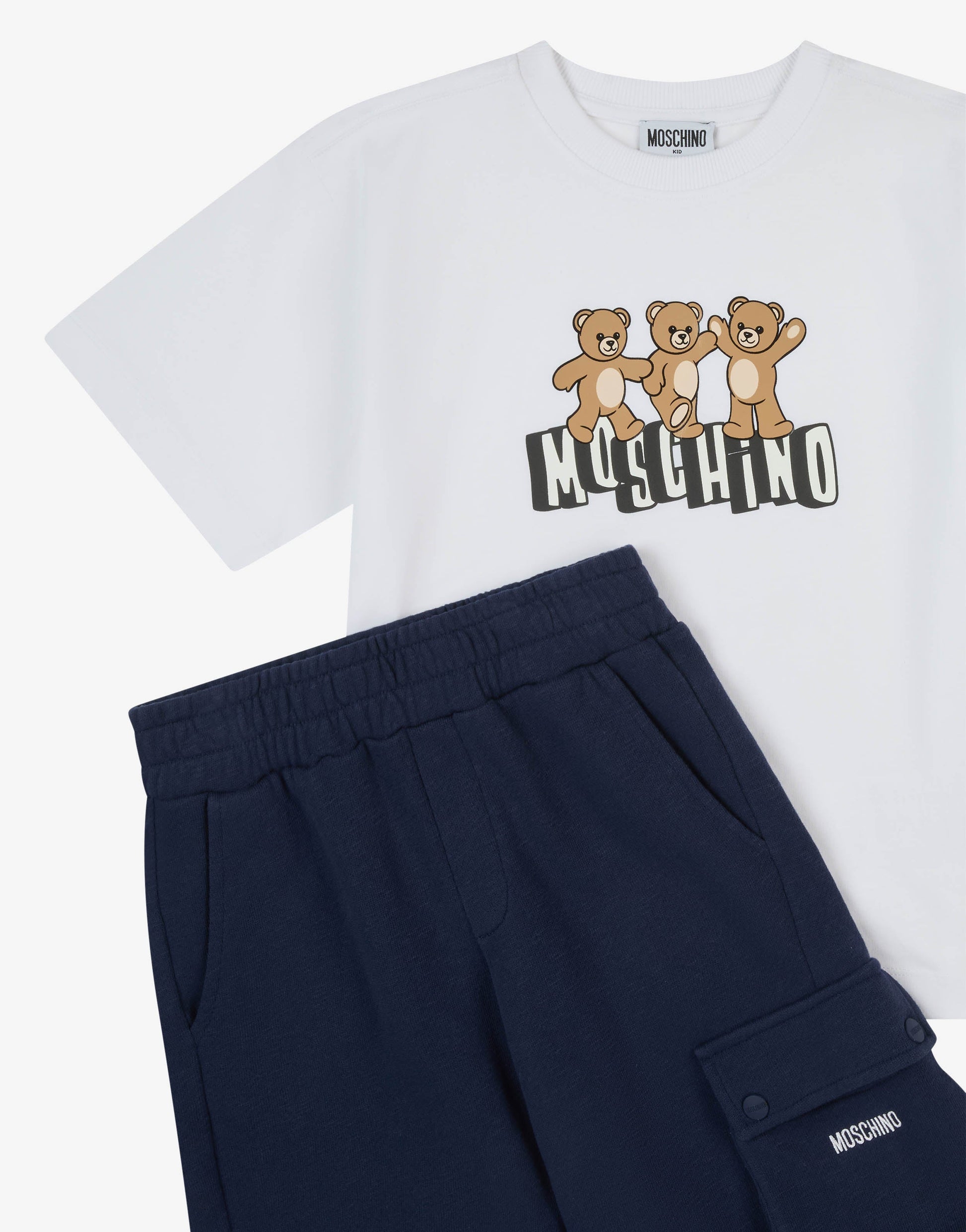 Completo maxi t-shirt e short Moschino Teddy Bear