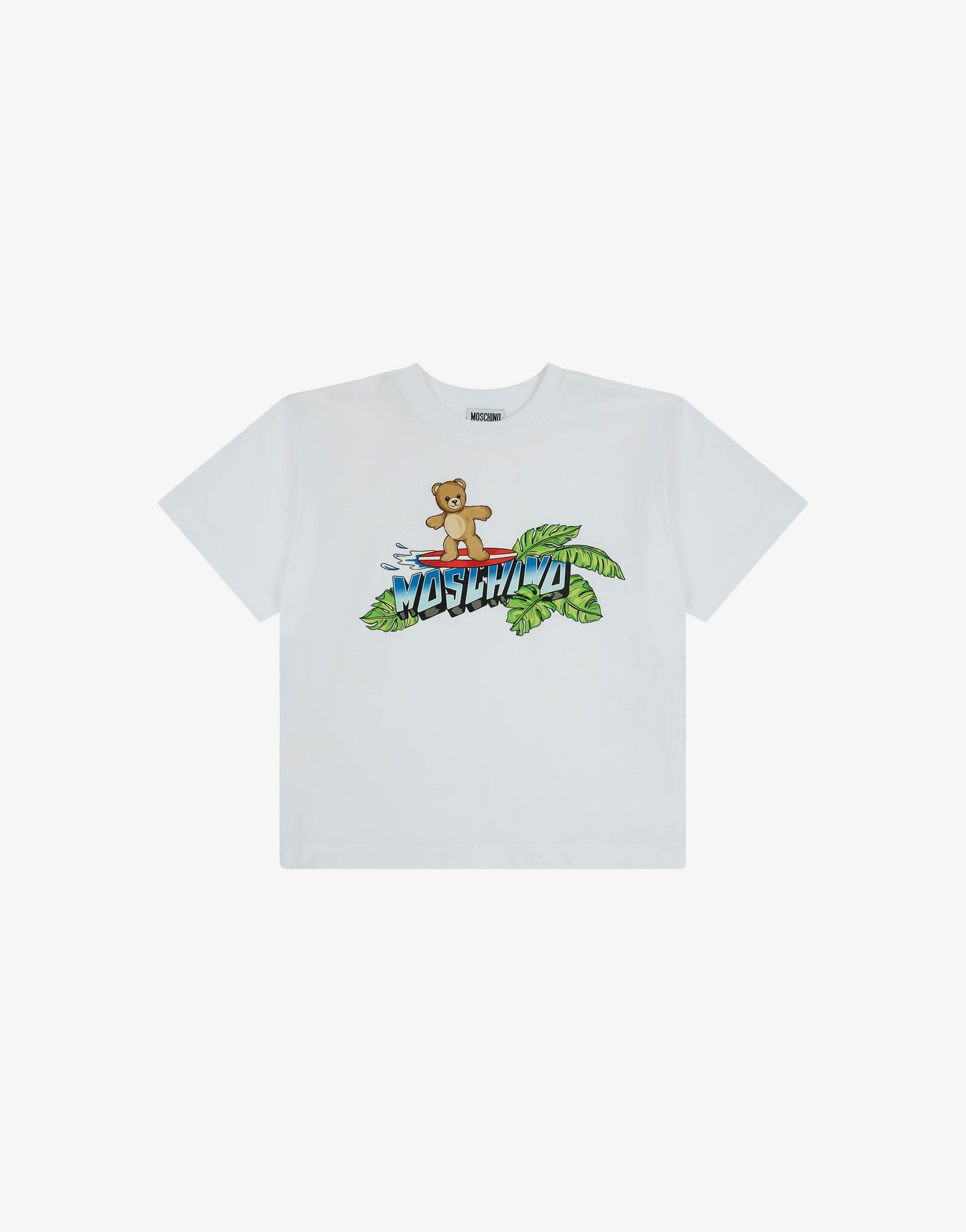 T-shirt in jersey di cotone Moschino Teddy Bear