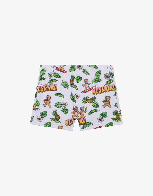 Boxer da mare in lycra stampato