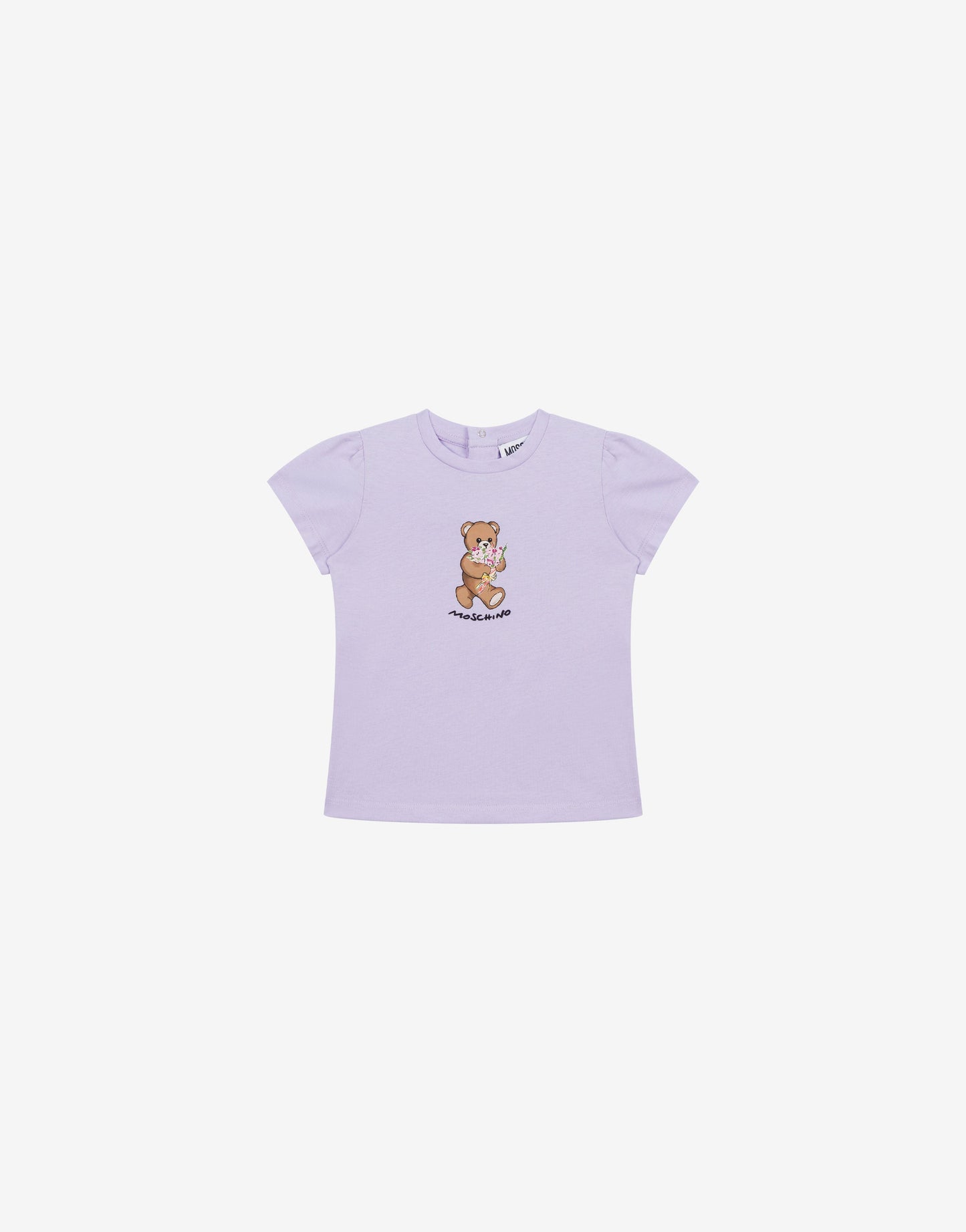 T-shirt in jersey di cotone Moschino Teddy Bear