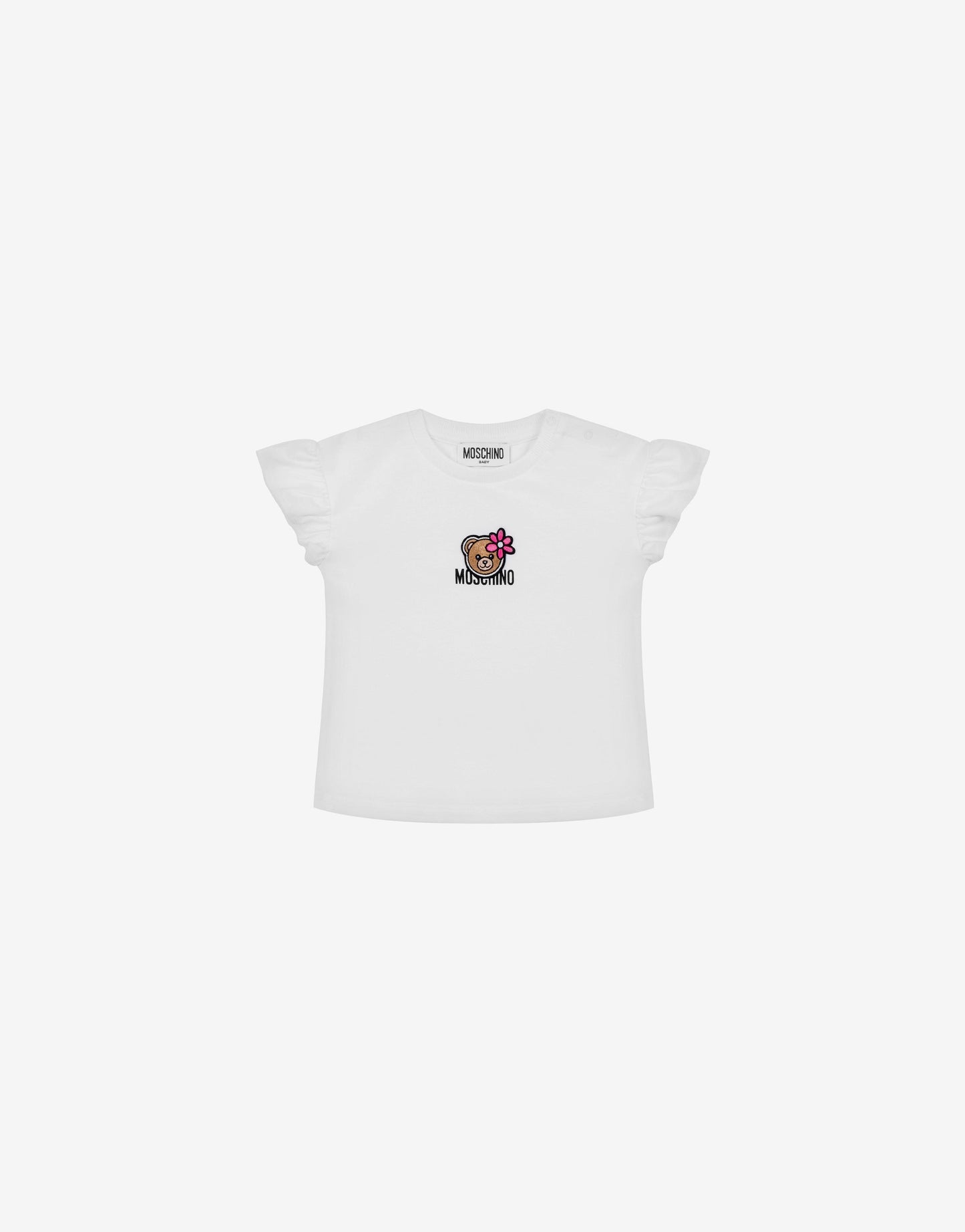 T-shirt in jersey di cotone Moschino Teddy Bear