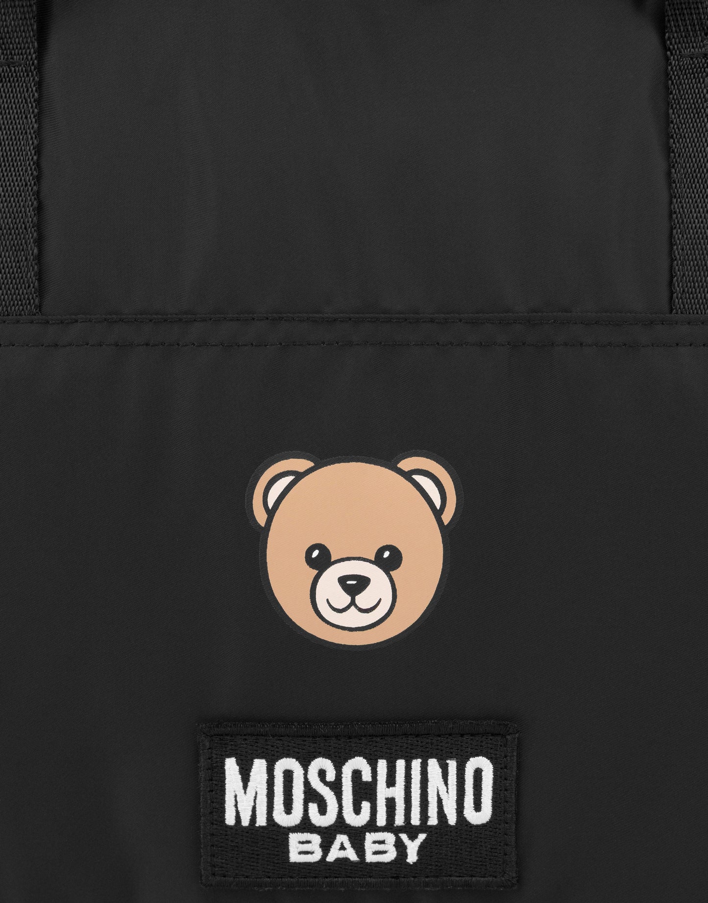 Borsa mamma in nylon con fasciatoio Moschino Teddy Bear
