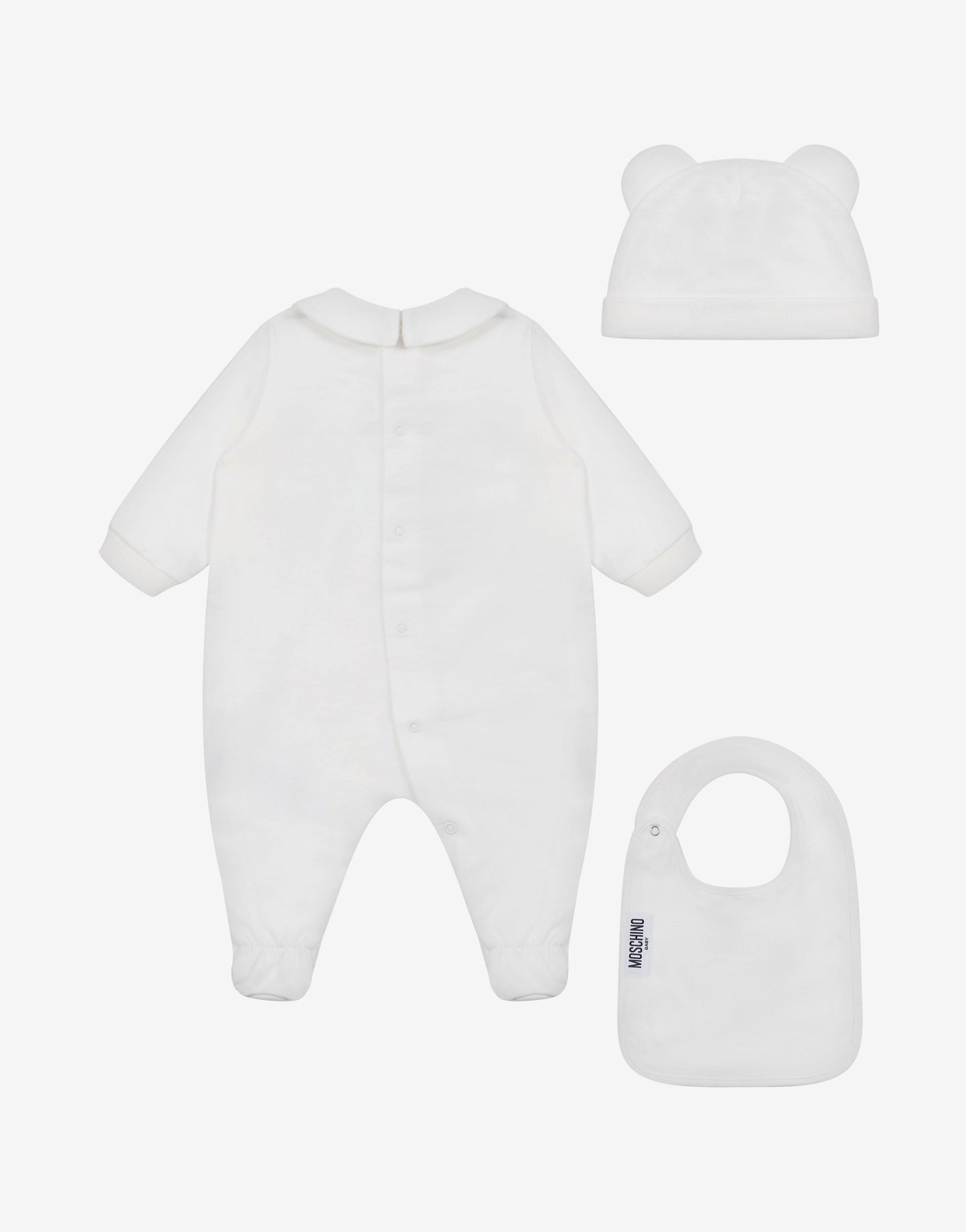 Set tutina, cappellino e bavaglino Moschino Teddy Bear