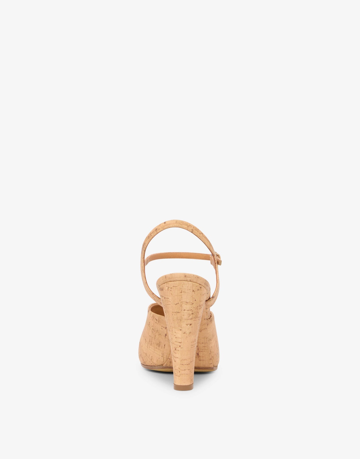 Pump slingback in vitello stampato  