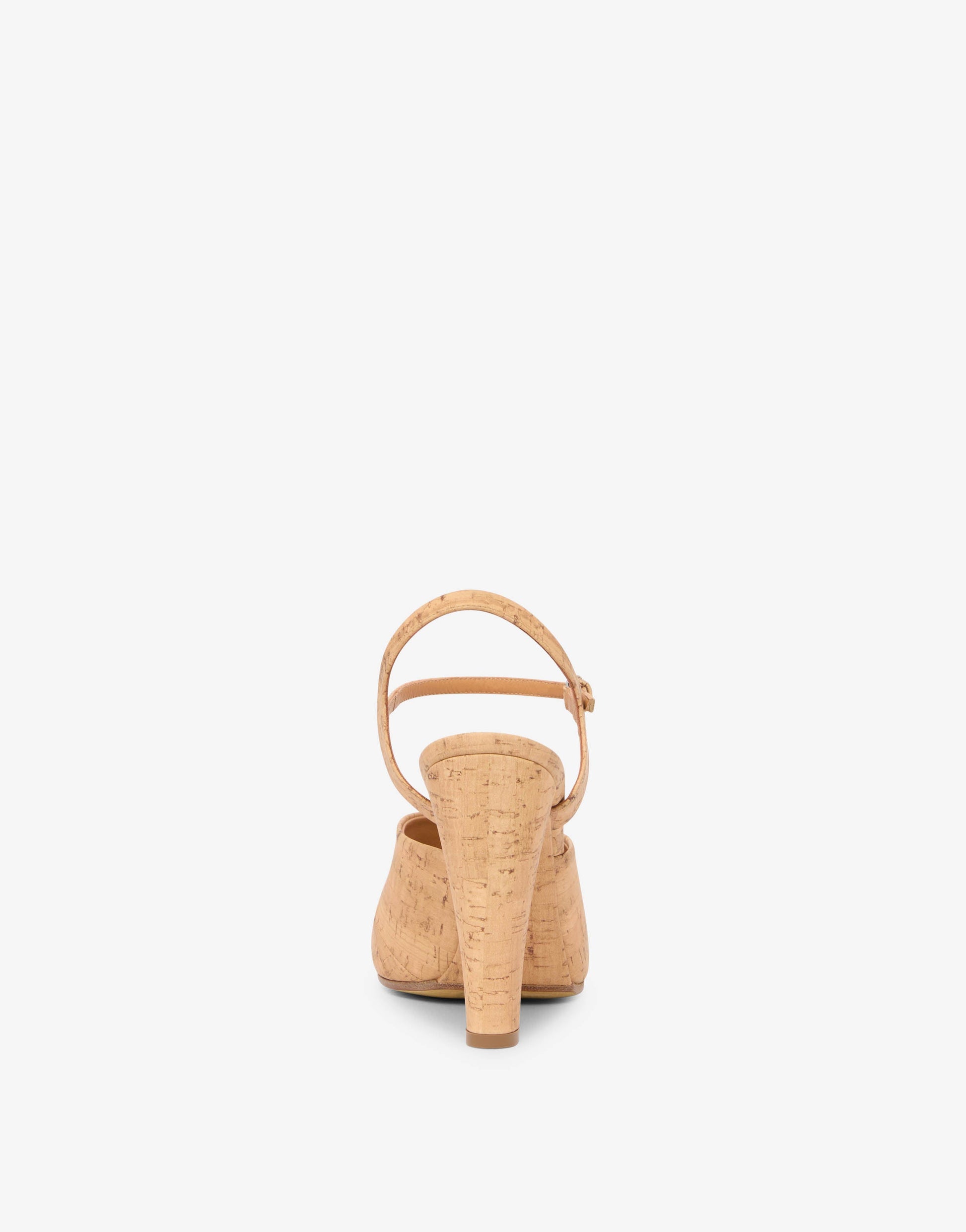 Pump slingback in vitello stampato  