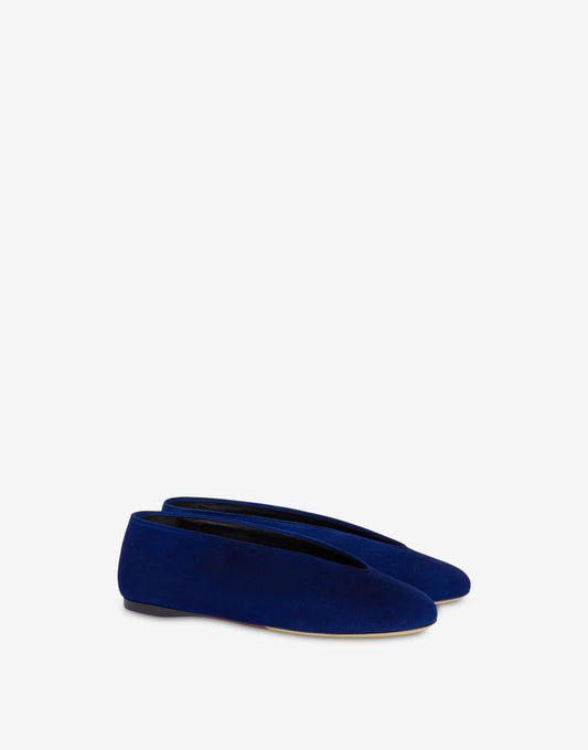 Ballerine in suede