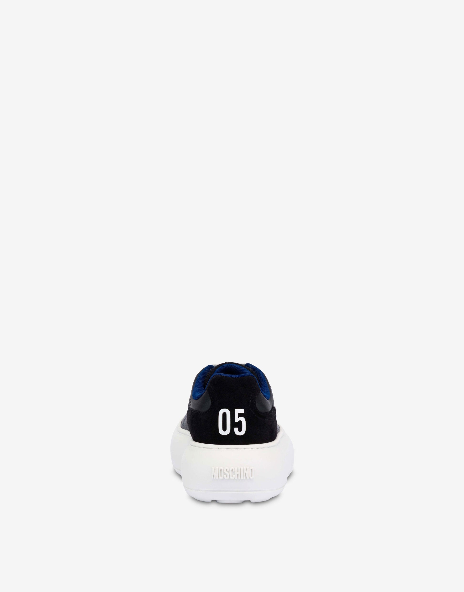 Sneakers in rete, vitello e suede