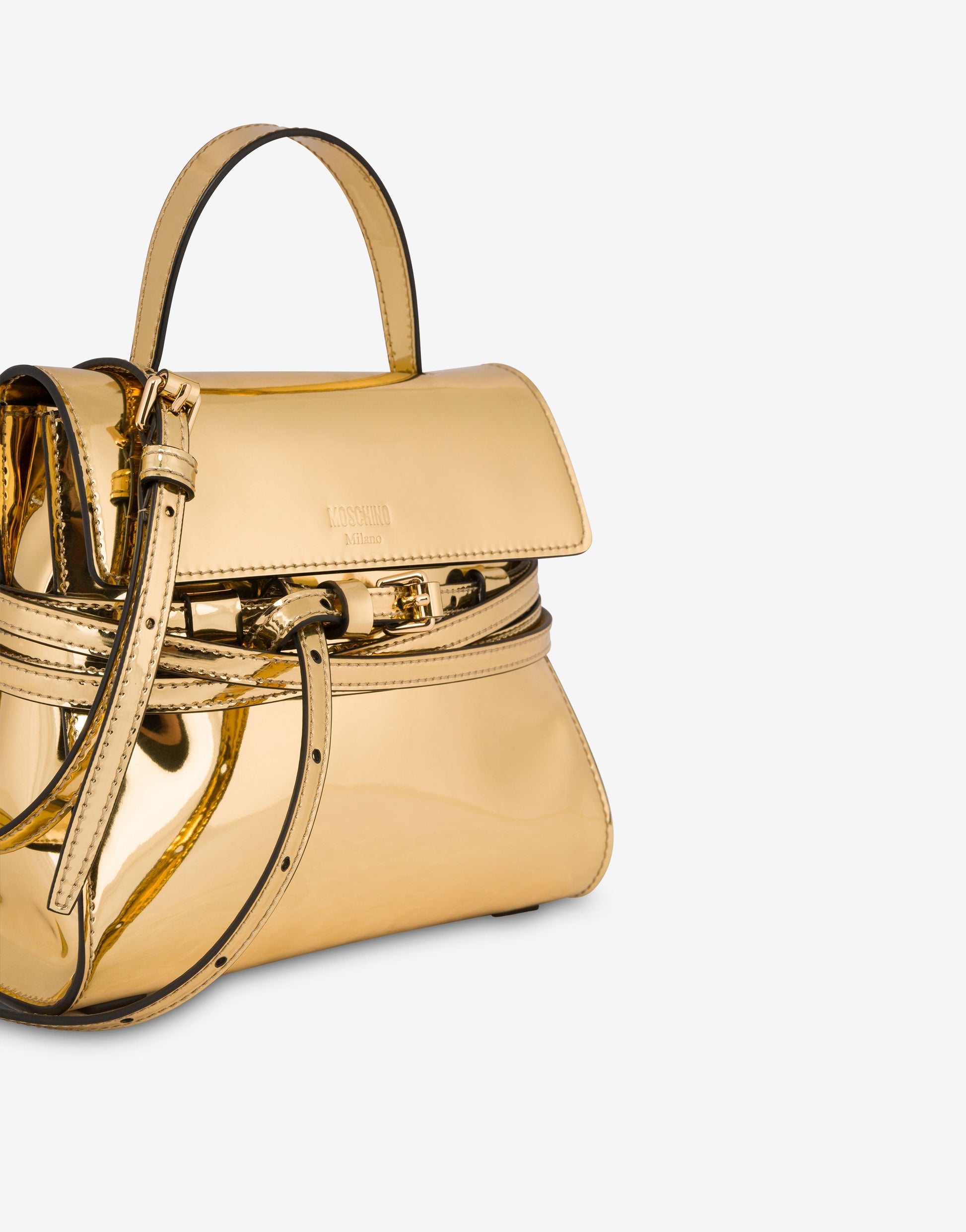 Borsa a mano piccola Moschino Tie Me