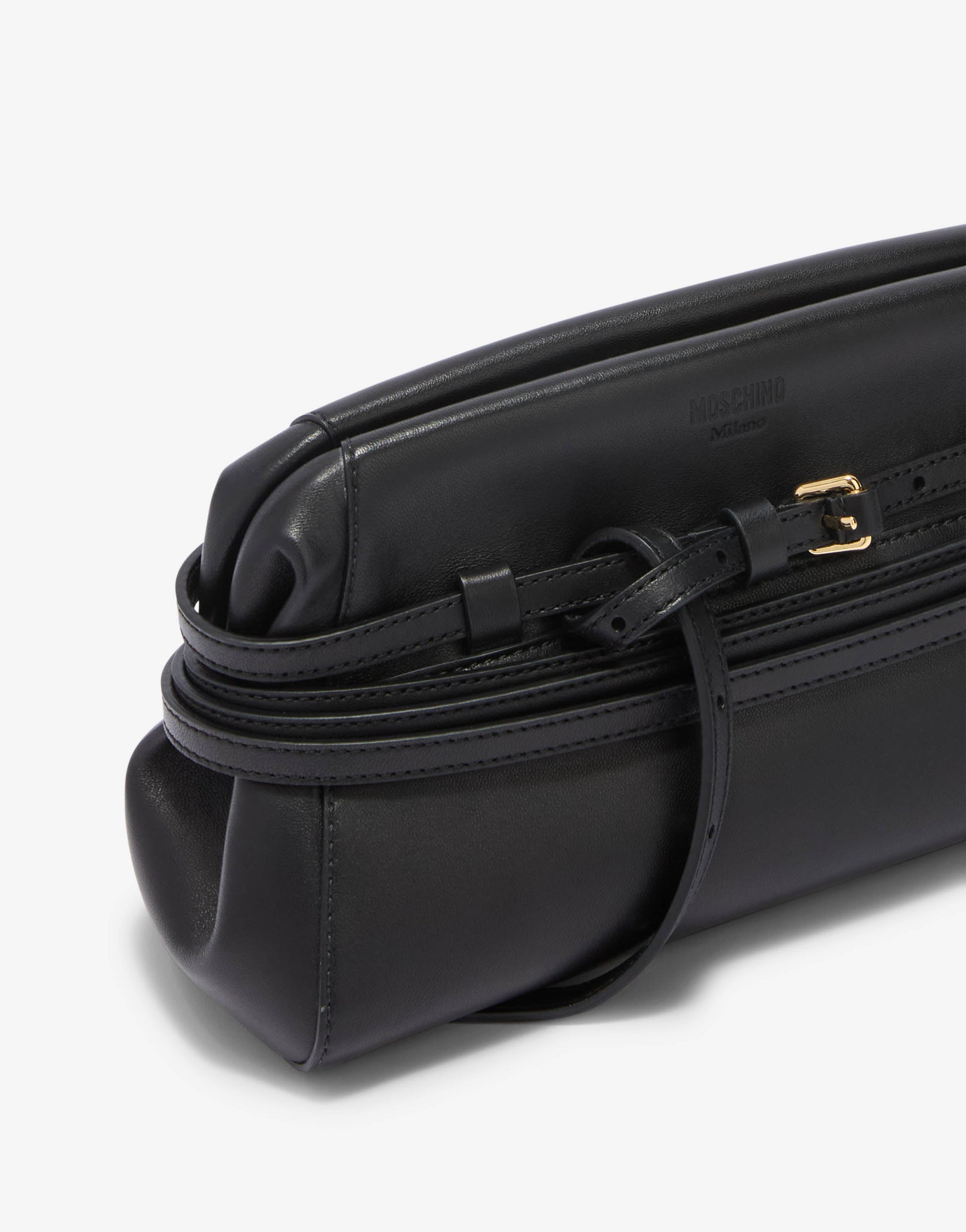 Borsa clutch piccola Moschino Tie Me