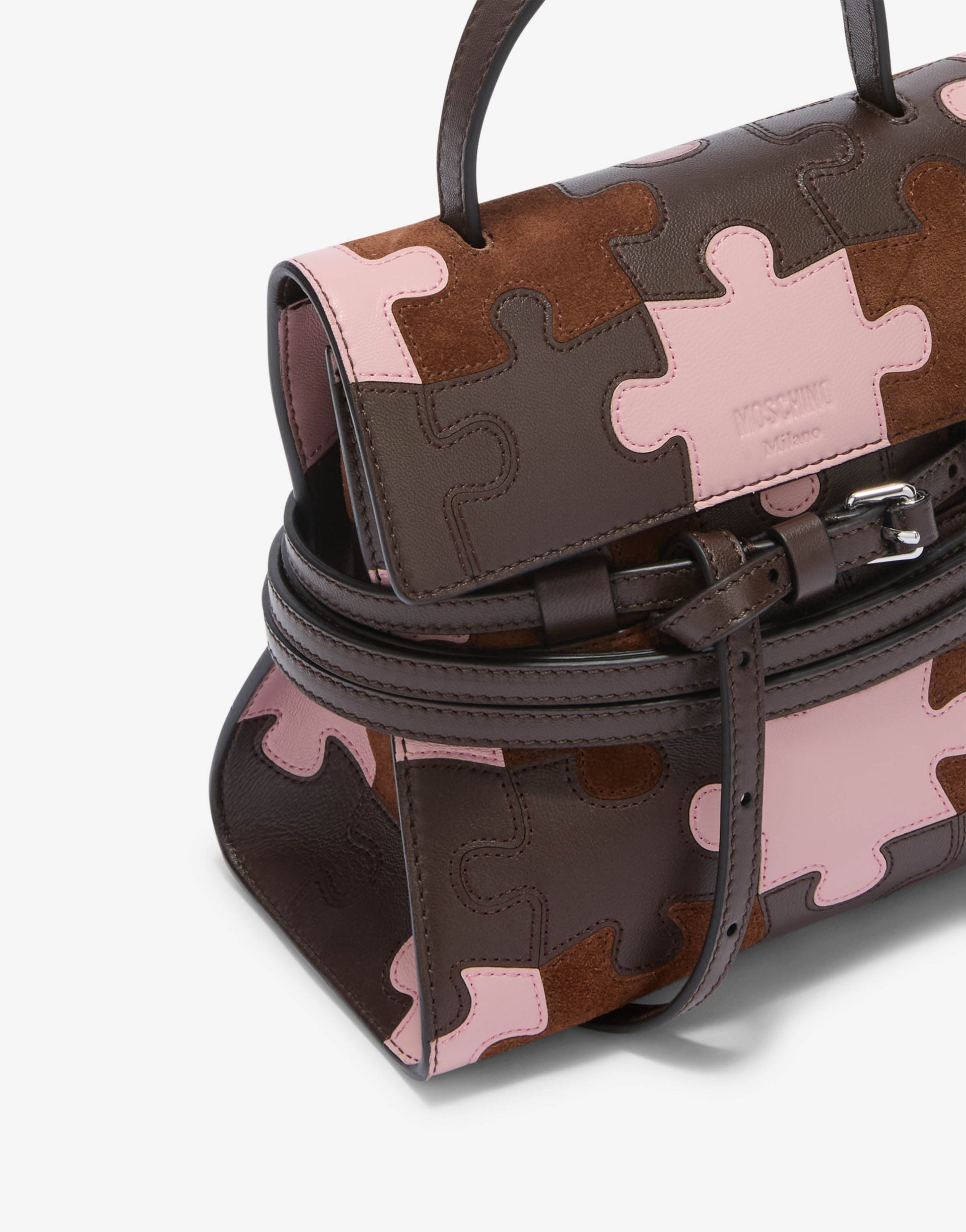 Borsa a mano piccola Moschino Tie Me