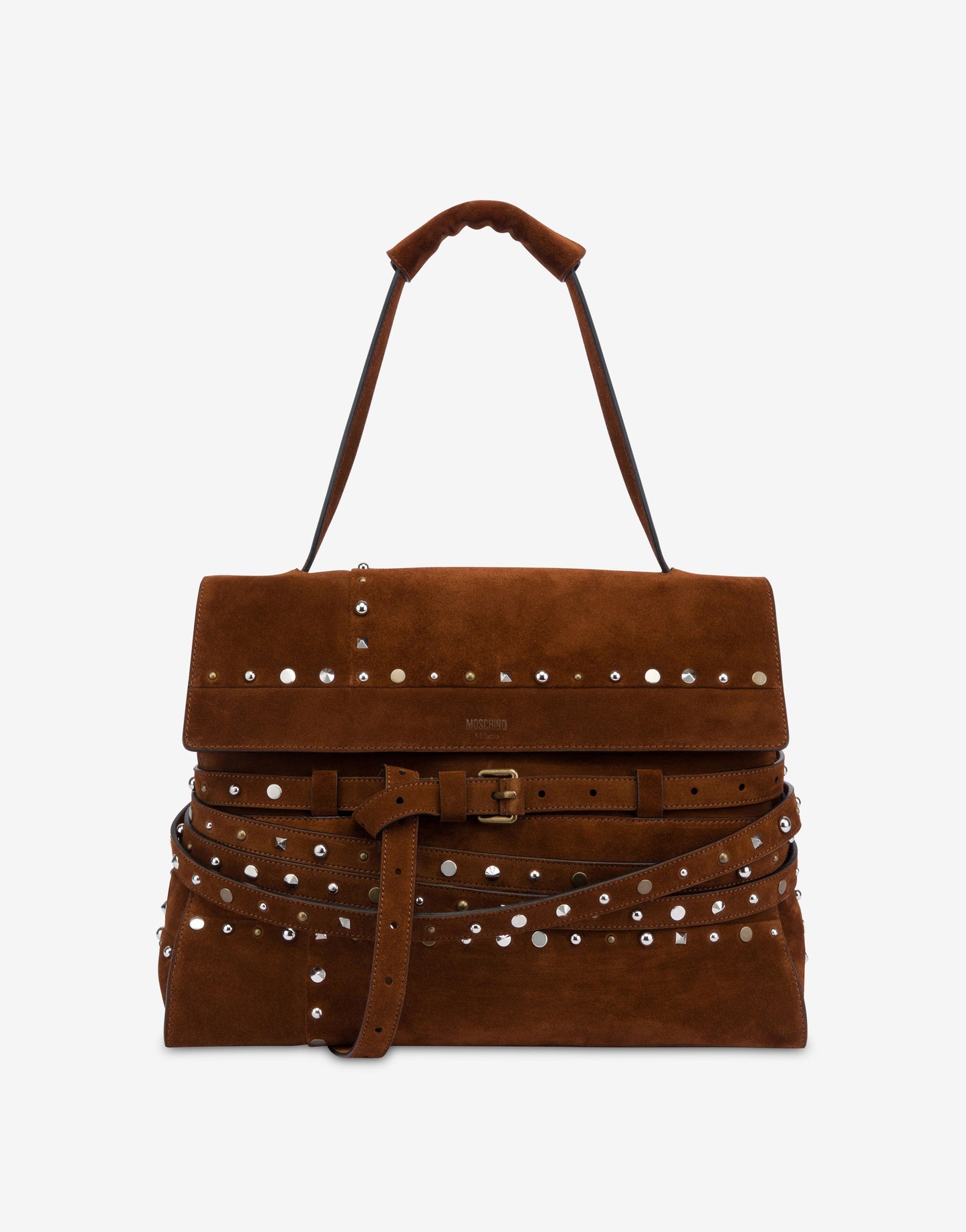 Borsa a spalla media Moschino Tie Me