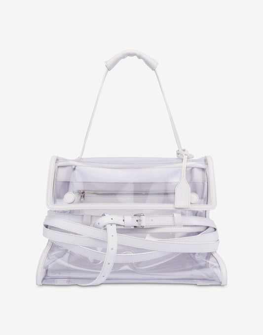 Borsa a spalla media Moschino Tie Me 