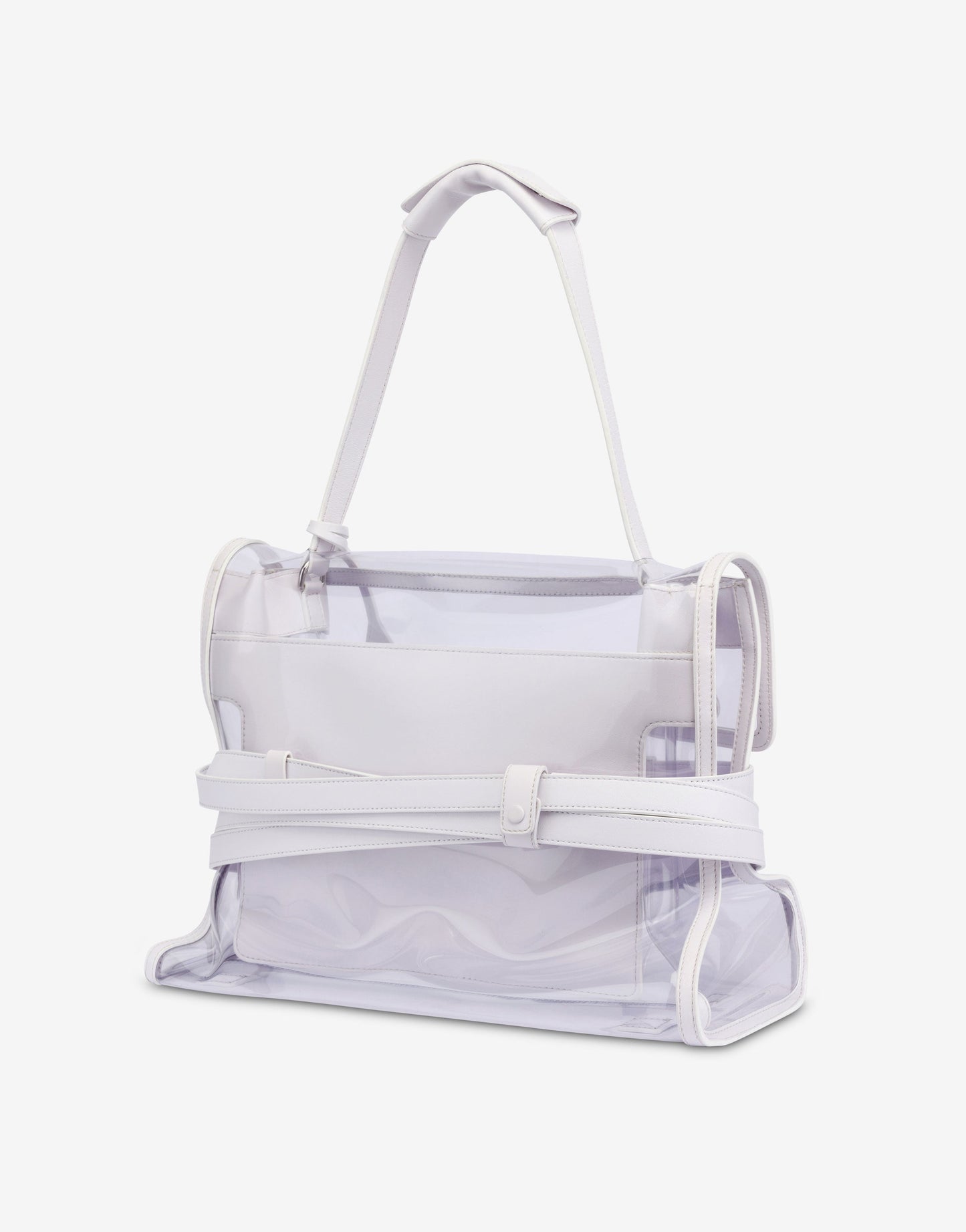 Borsa a spalla media Moschino Tie Me 