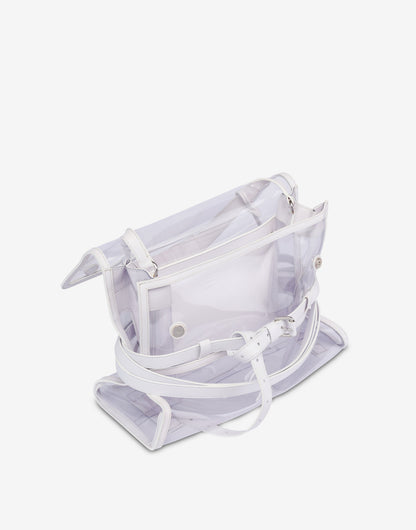 Borsa a spalla media Moschino Tie Me 