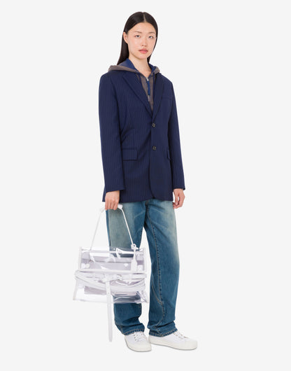 Borsa a spalla media Moschino Tie Me 