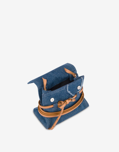 Borsa a mano piccola Moschino Tie Me