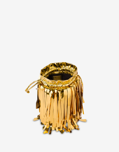Borsa a secchiello effetto specchio