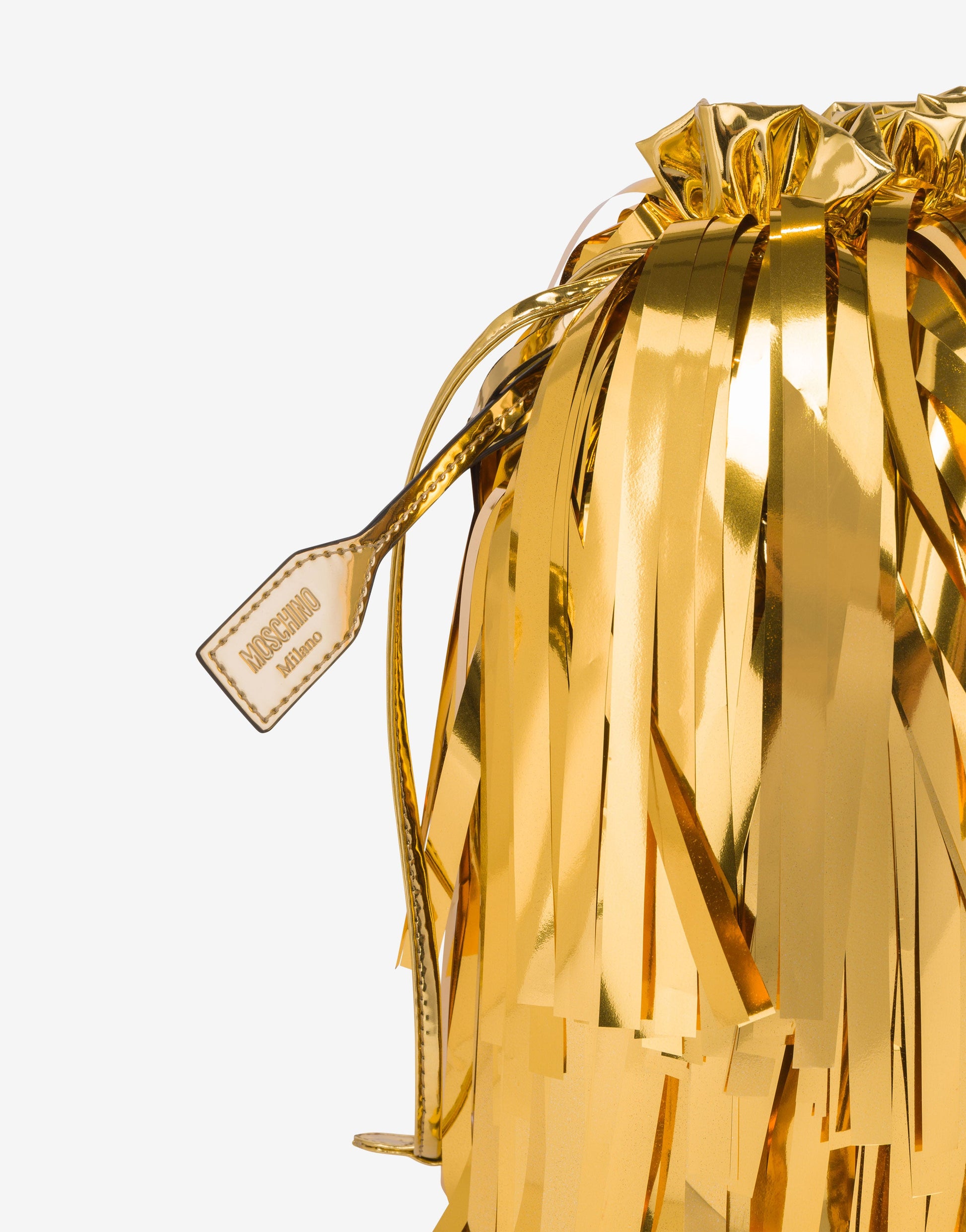 Borsa a secchiello effetto specchio