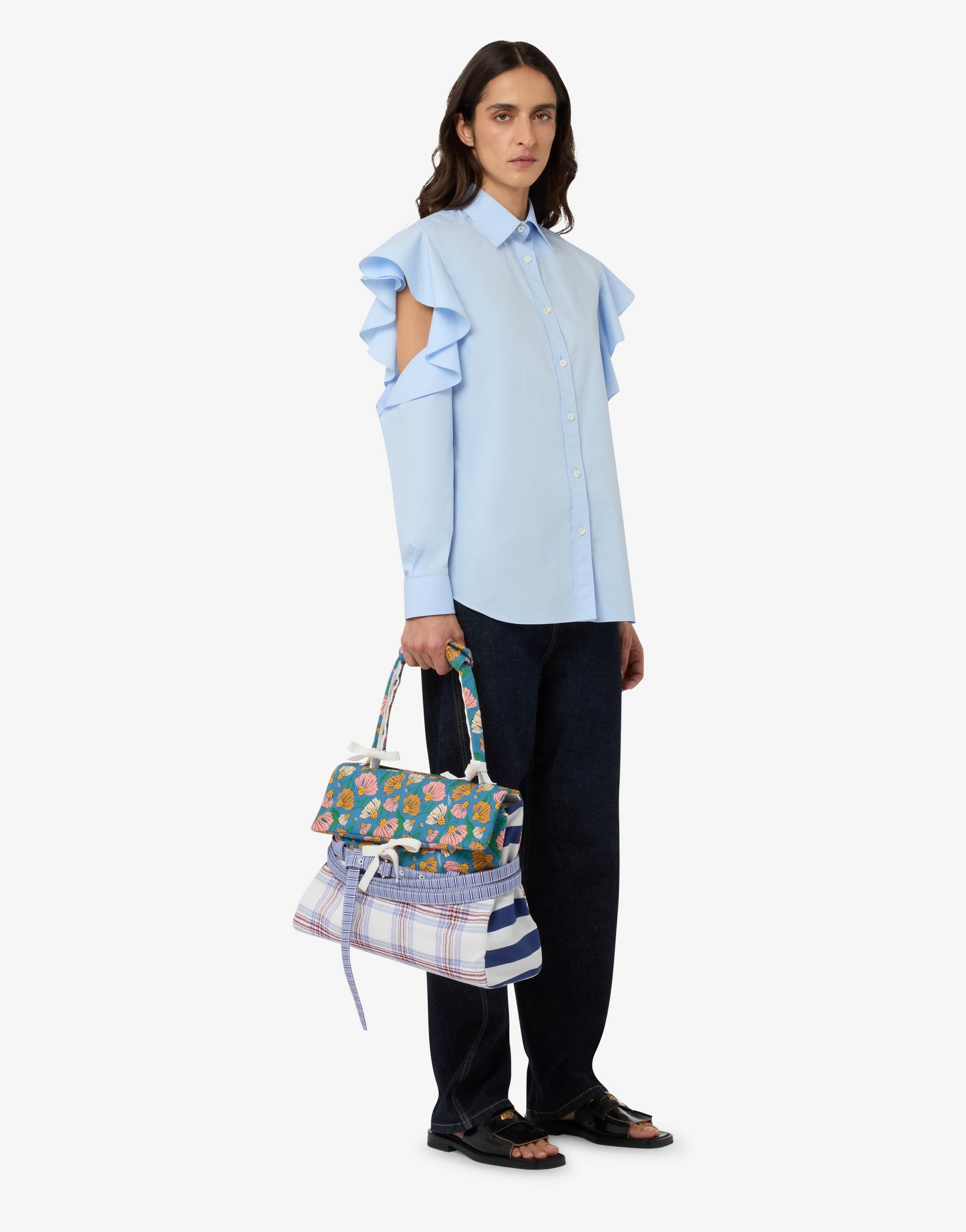 Borsa a mano media Moschino Tie Me
