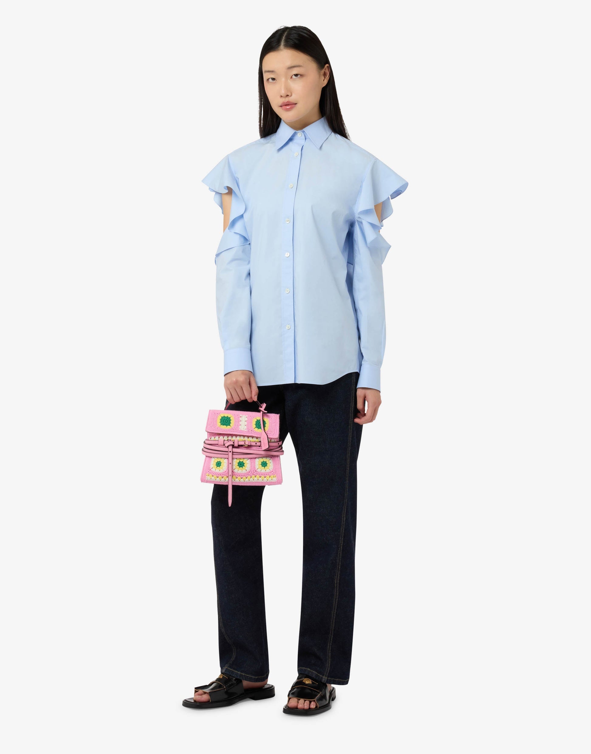 Borsa a mano piccola Moschino Tie Me
