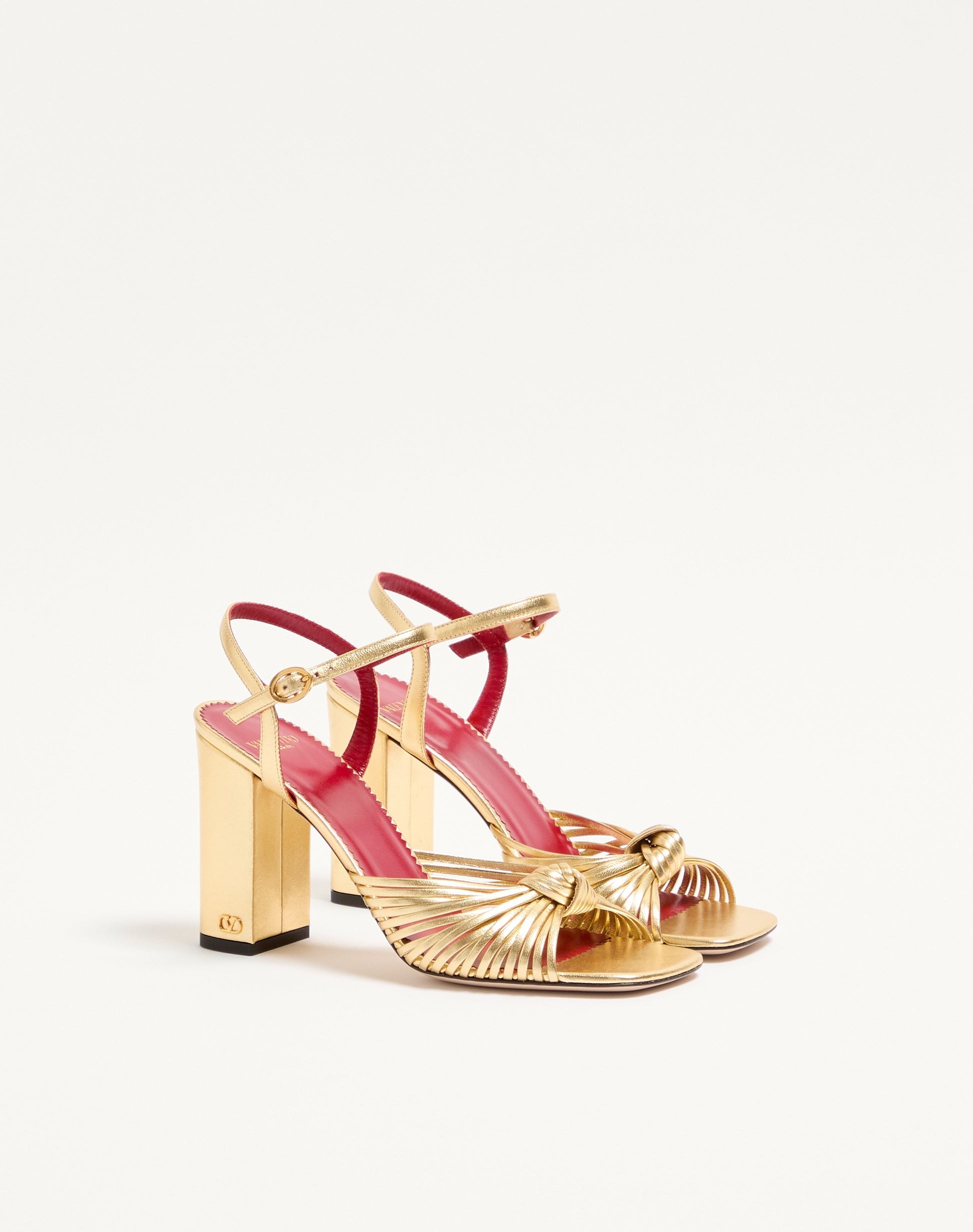Annet Laminated Nappa Sandal 90mm