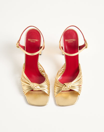 Annet Laminated Nappa Sandal 90mm