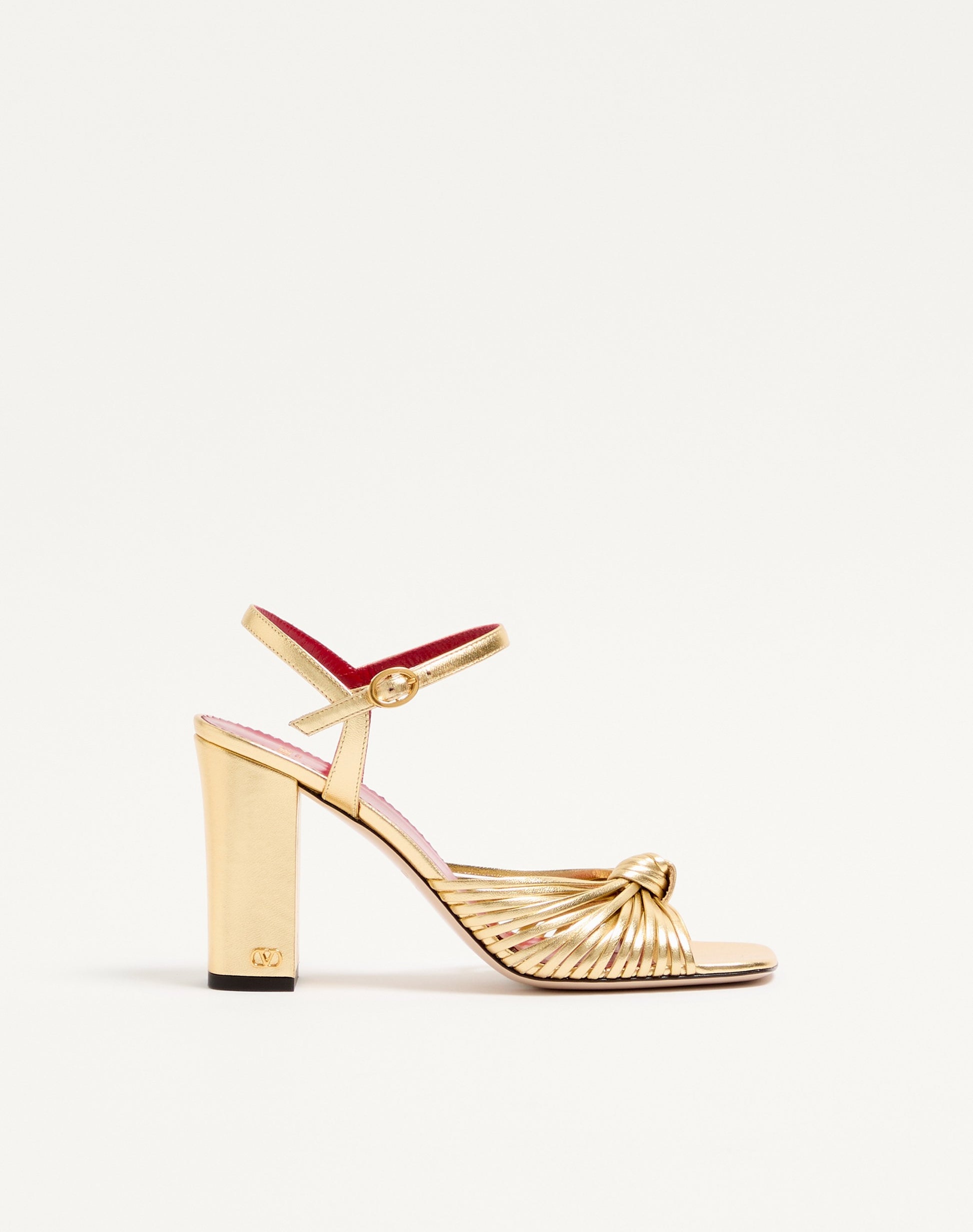 Annet Laminated Nappa Sandal 90mm